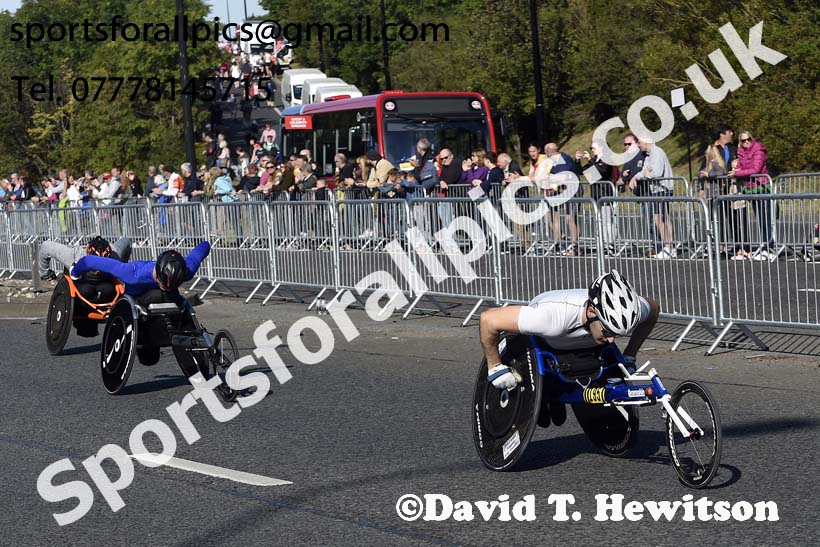 Wheelchair Simplyhealth Great North Run. Photo: David T. Hewitson/Sports for All Pics